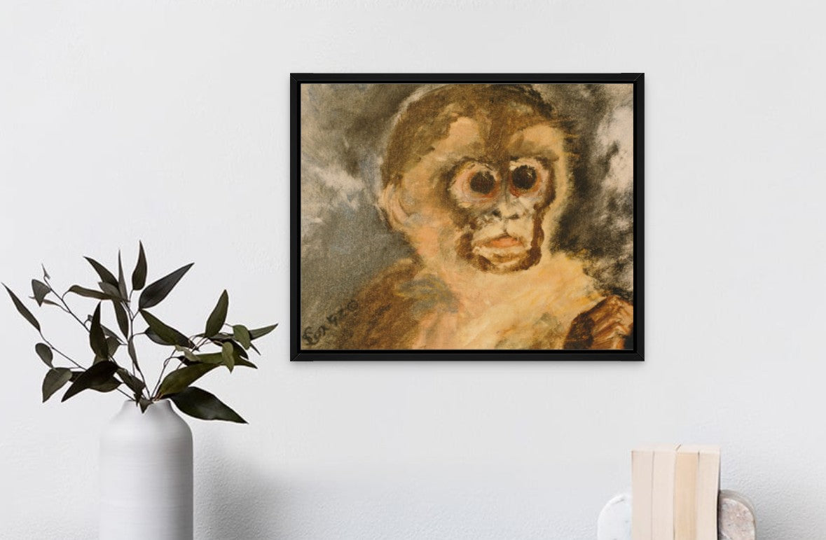 MONKEY MARK ゴールデンモンキー グラフィックアートA1 Baroque Art Monkey Graffiti 65x55 – Orangewallz