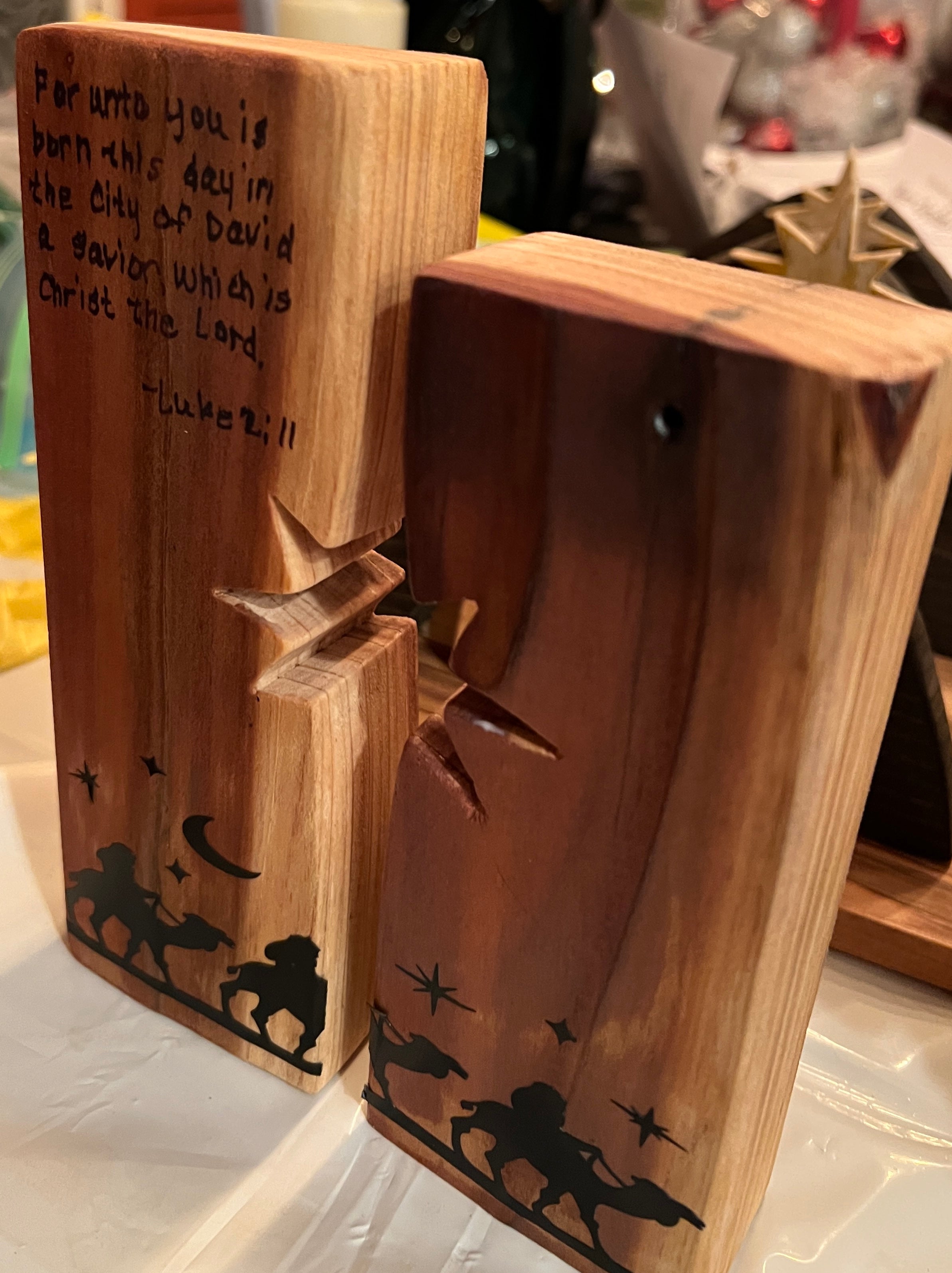 Wise Men and Star - Reclaimed Wood